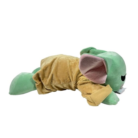 Disney Star Wars Baby Grogu Cuddleez 24" Jumbo Plush Green - Picture 4 of 11
